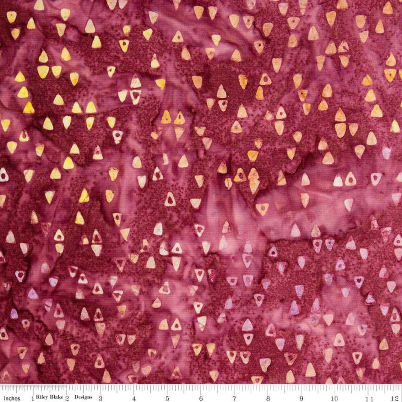 Fabric Riley Blake Red Plum Ombre Expressions Batiks by the Quarter Yard BT23028-217